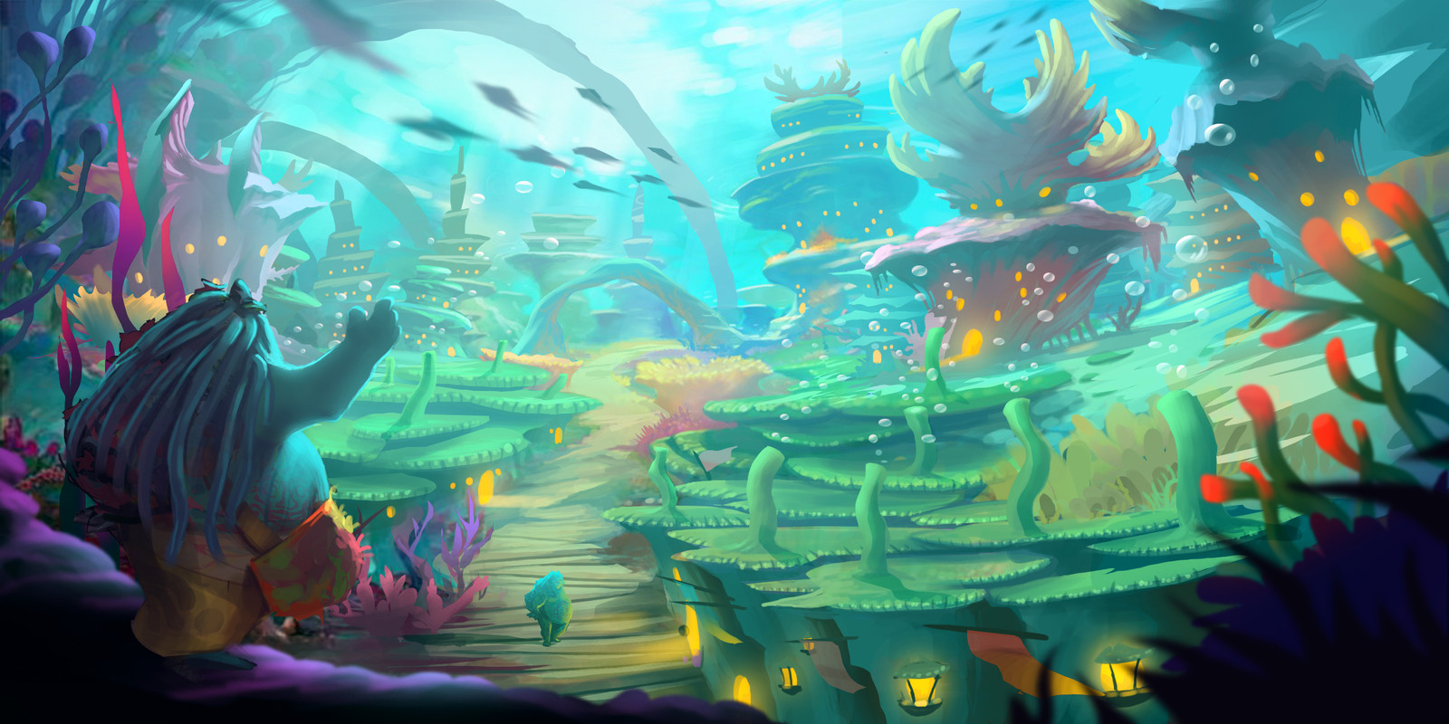 François Dumoulin Underwater City Concept Art