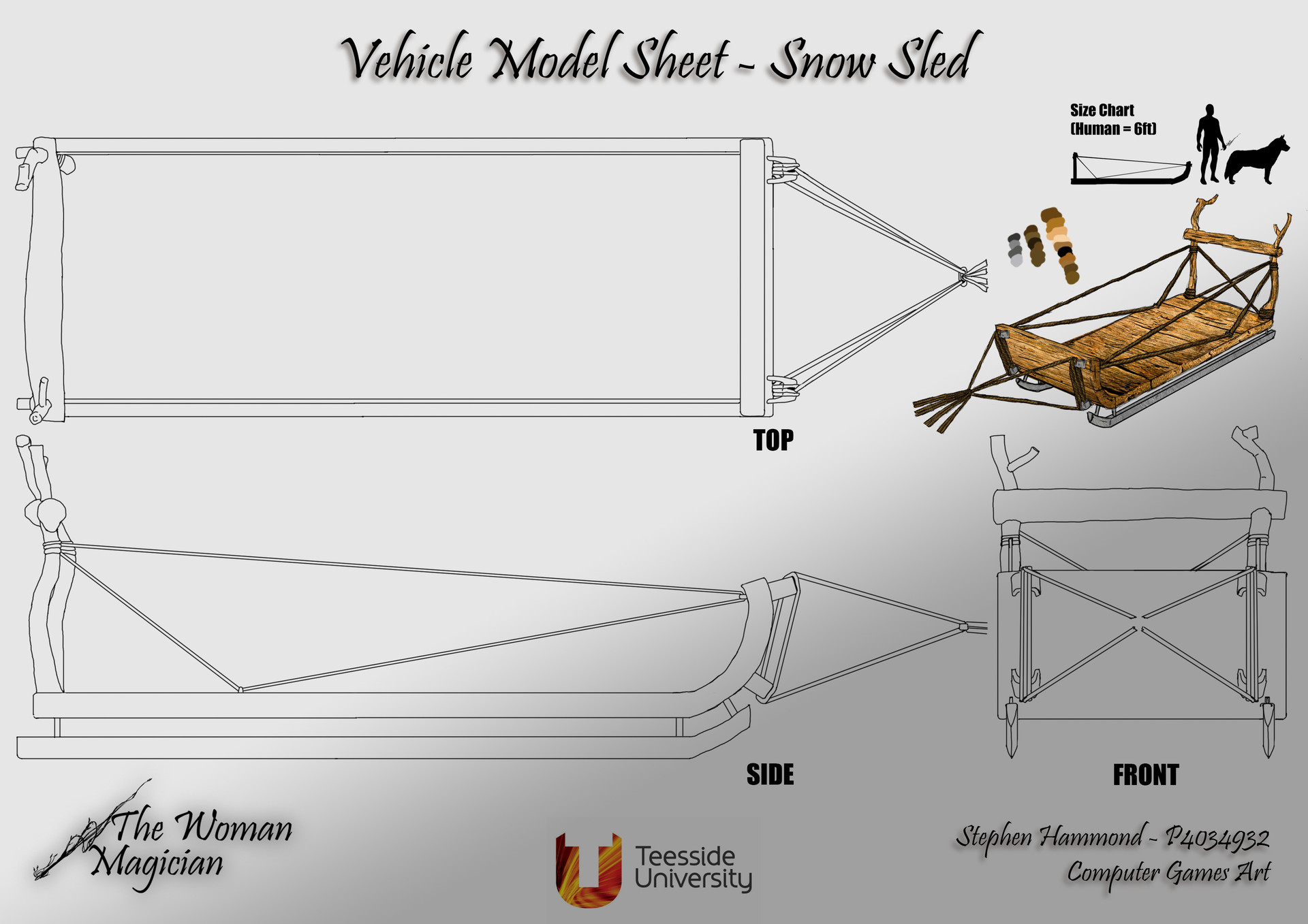 Stephen Hammond The Woman Magician Concept Art Project