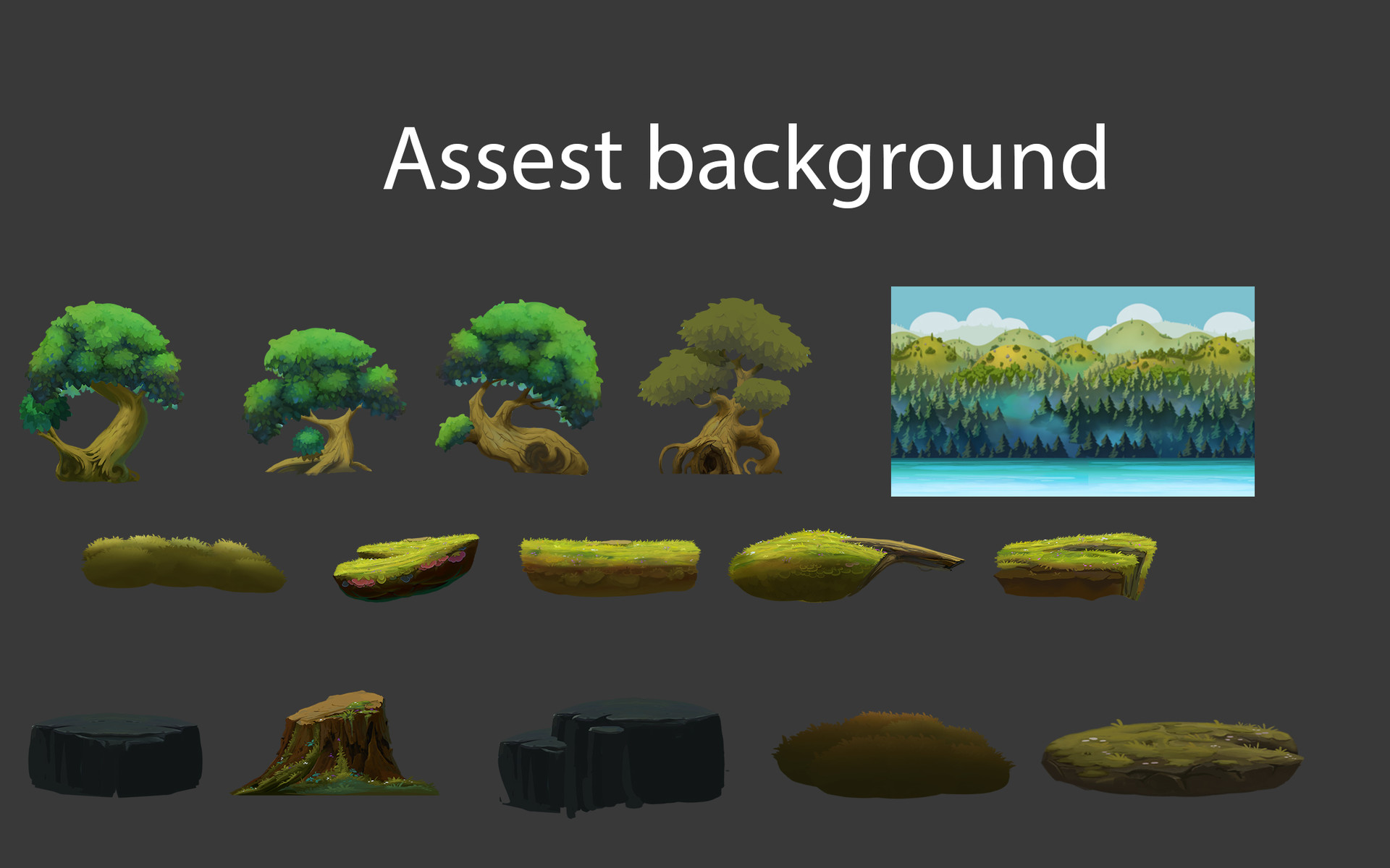Artstation Background Game 2d Khanh Coca