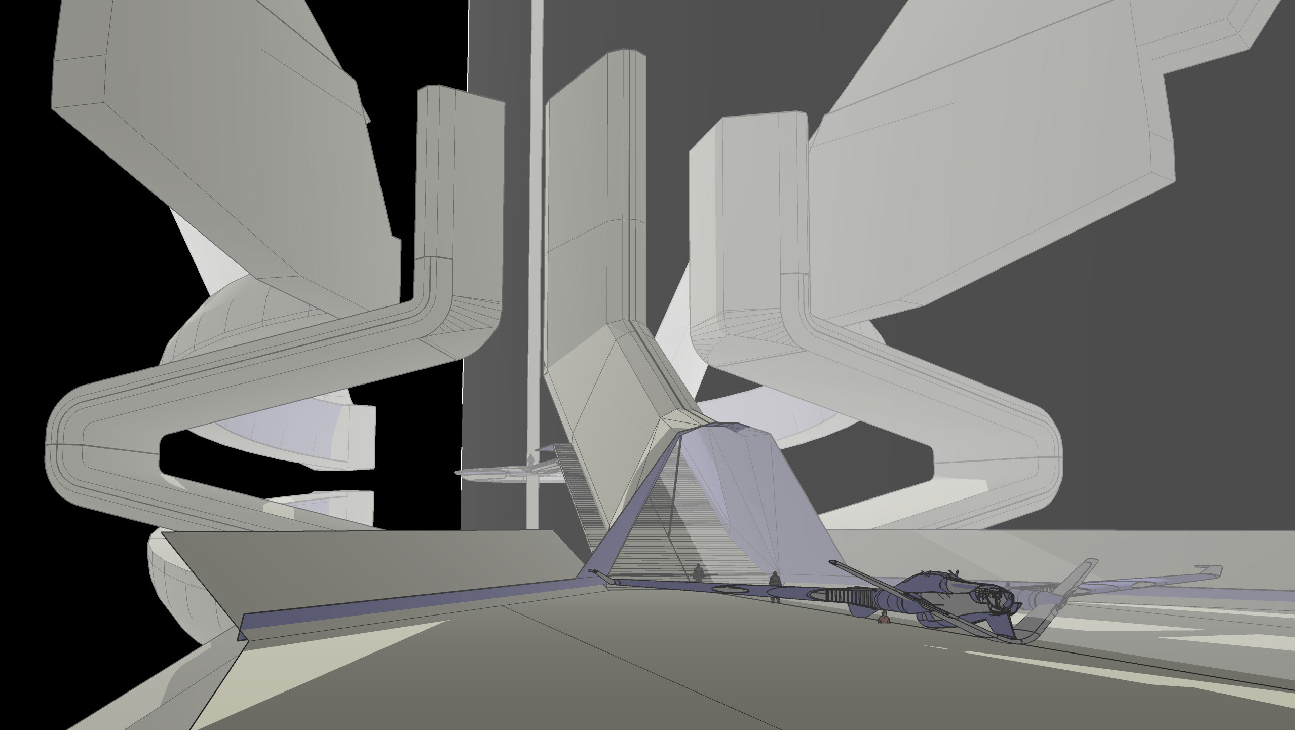 Underlay image of Darren Gilford's Sketchup model.