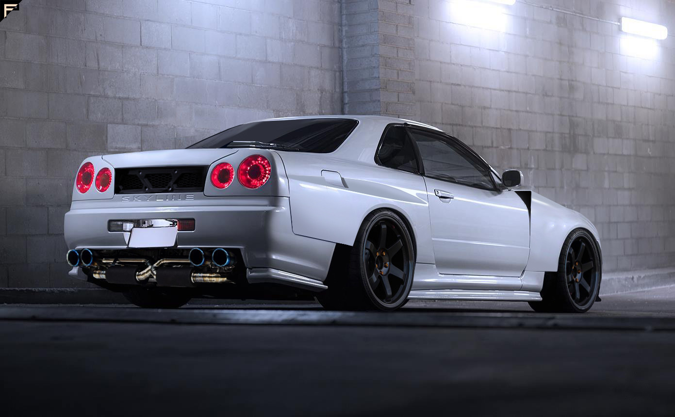 Nissan Skyline GTR r34 Р·РёРјРѕР№