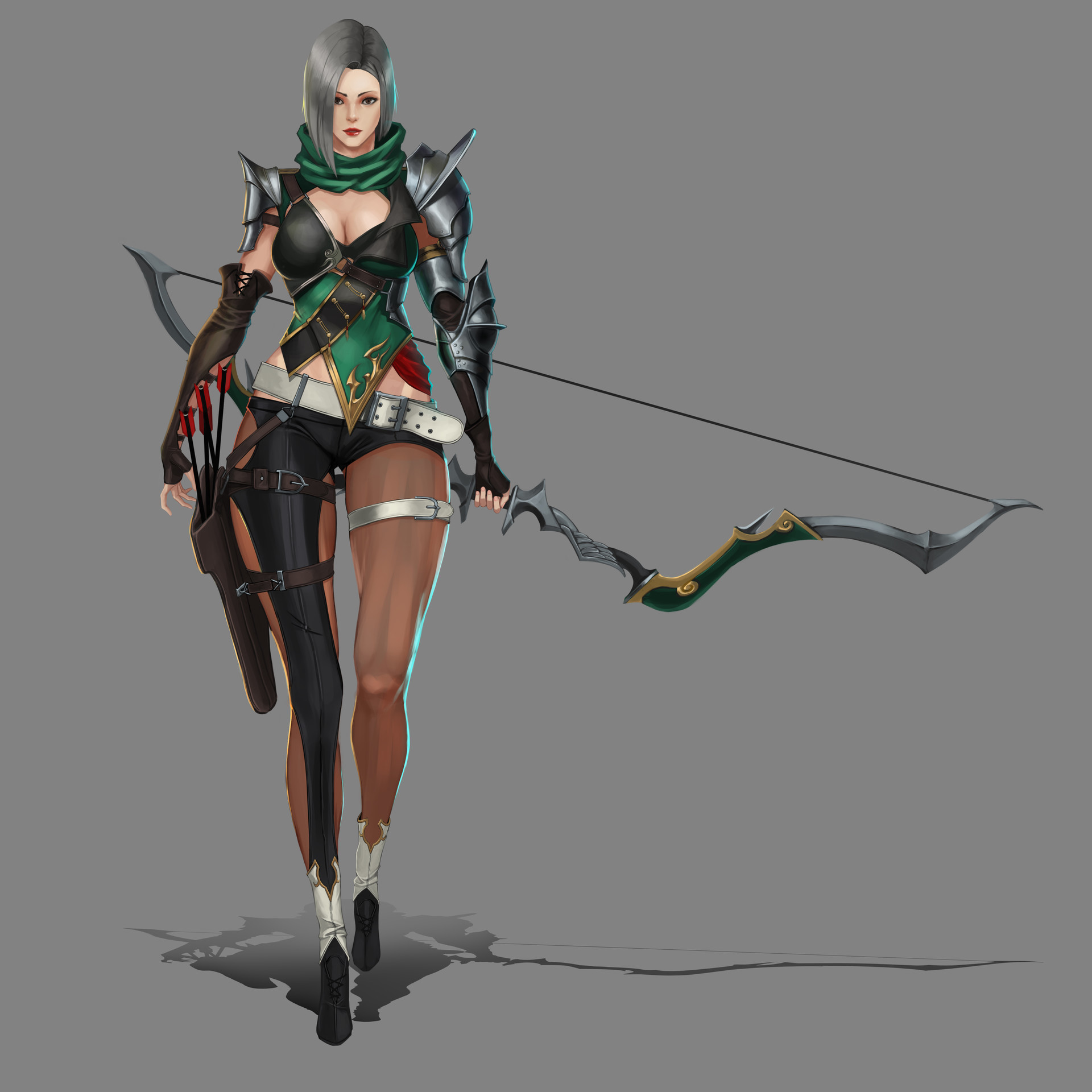 ArtStation - female archer