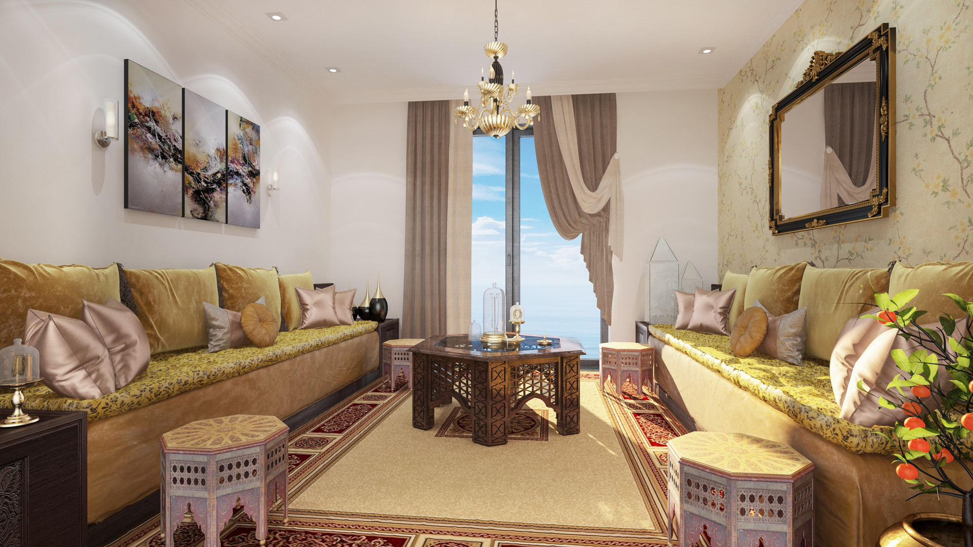 Artstation Appartement Temoin 3d Regragui Wahid