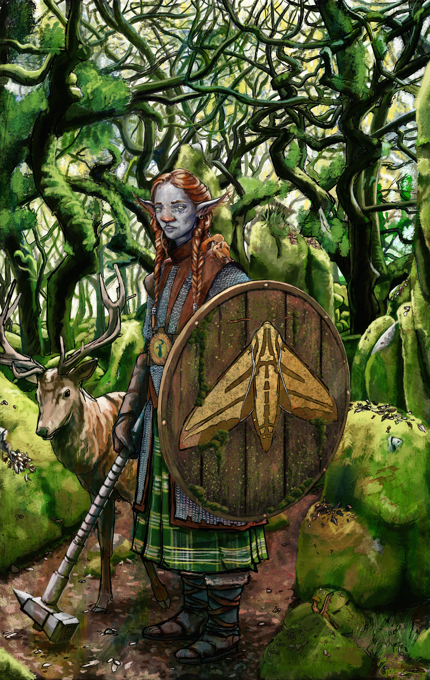 Artstation Tailtu Paladin Of The Woods Jacob Gamm If we challenge the paladins can cast spells with somatic and material components while wielding a shield and a weapon, and everyone can while wielding a 2 handed. tailtu paladin of the woods jacob gamm