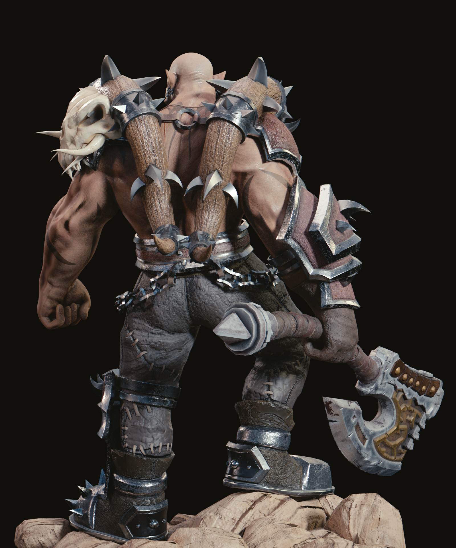 Fernando Iglesias Garrosh Hellscream Fan Art Garrosh hellscream, former warchief of the horde, is a living testament to the dangers of unchecked aggression. fernando iglesias garrosh hellscream