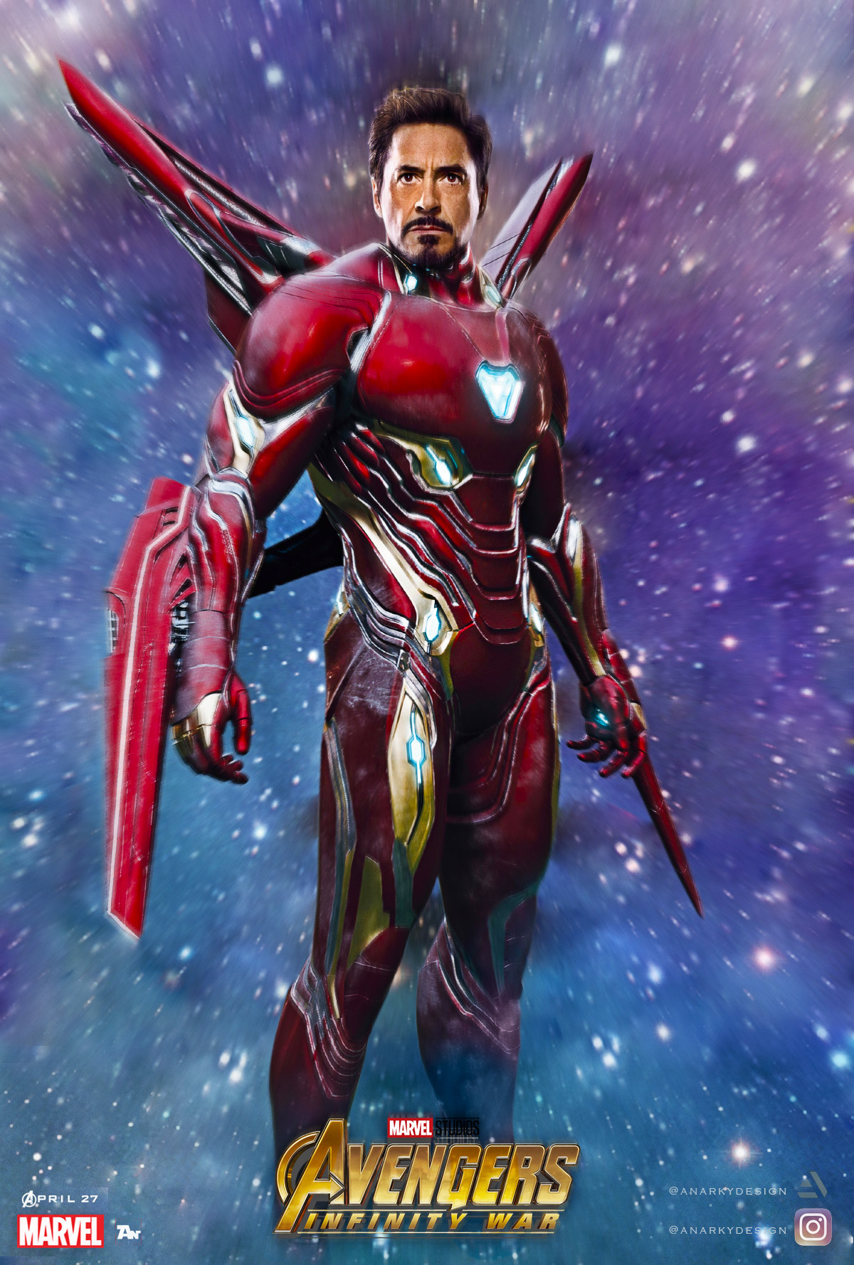 Tobias Pampinella - Iron Man | Avengers Infinity War | Textless Version