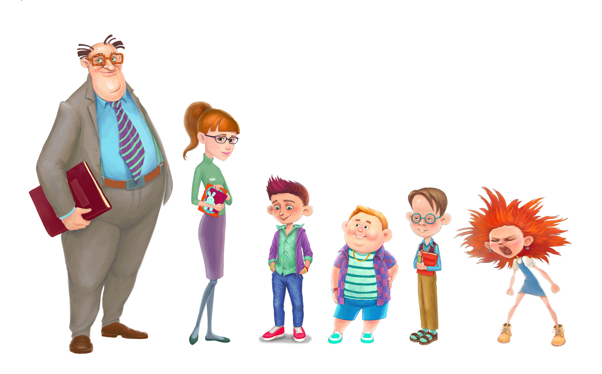 Artstation Concept Art Of Characters For The Animation Project