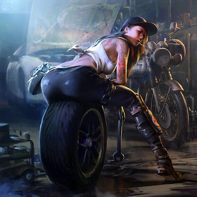 motorcycle girls
