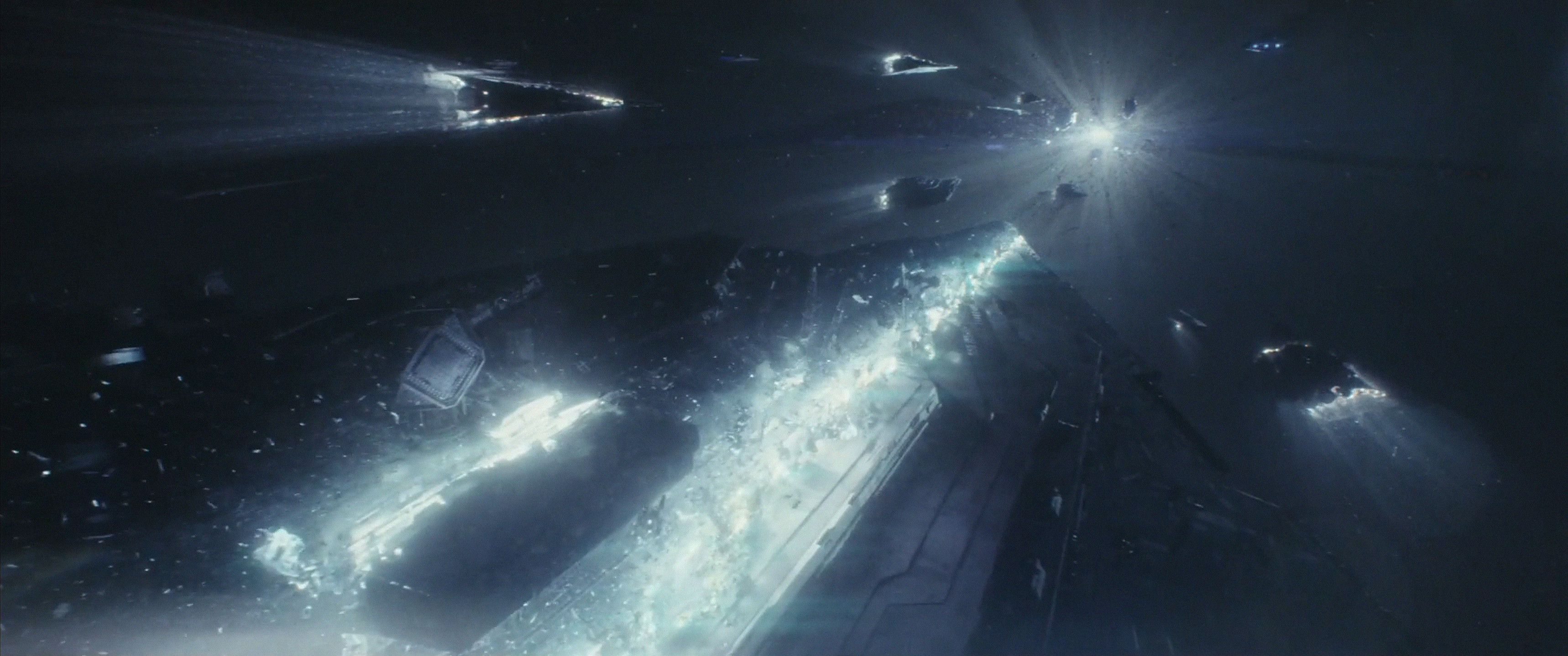 Ripped Star Destroyers and Debris