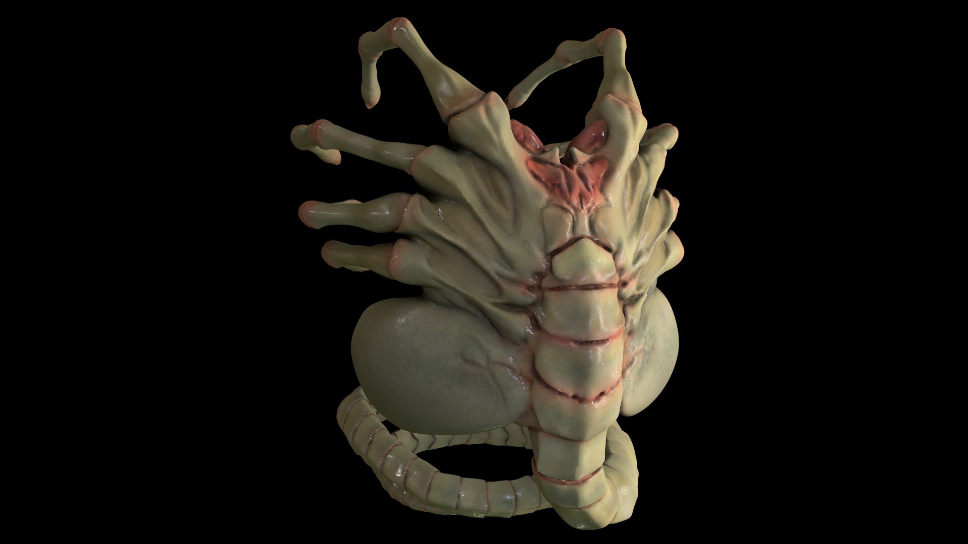 Artstation Alien Facehugger Fanart Wip Mikael Nygren