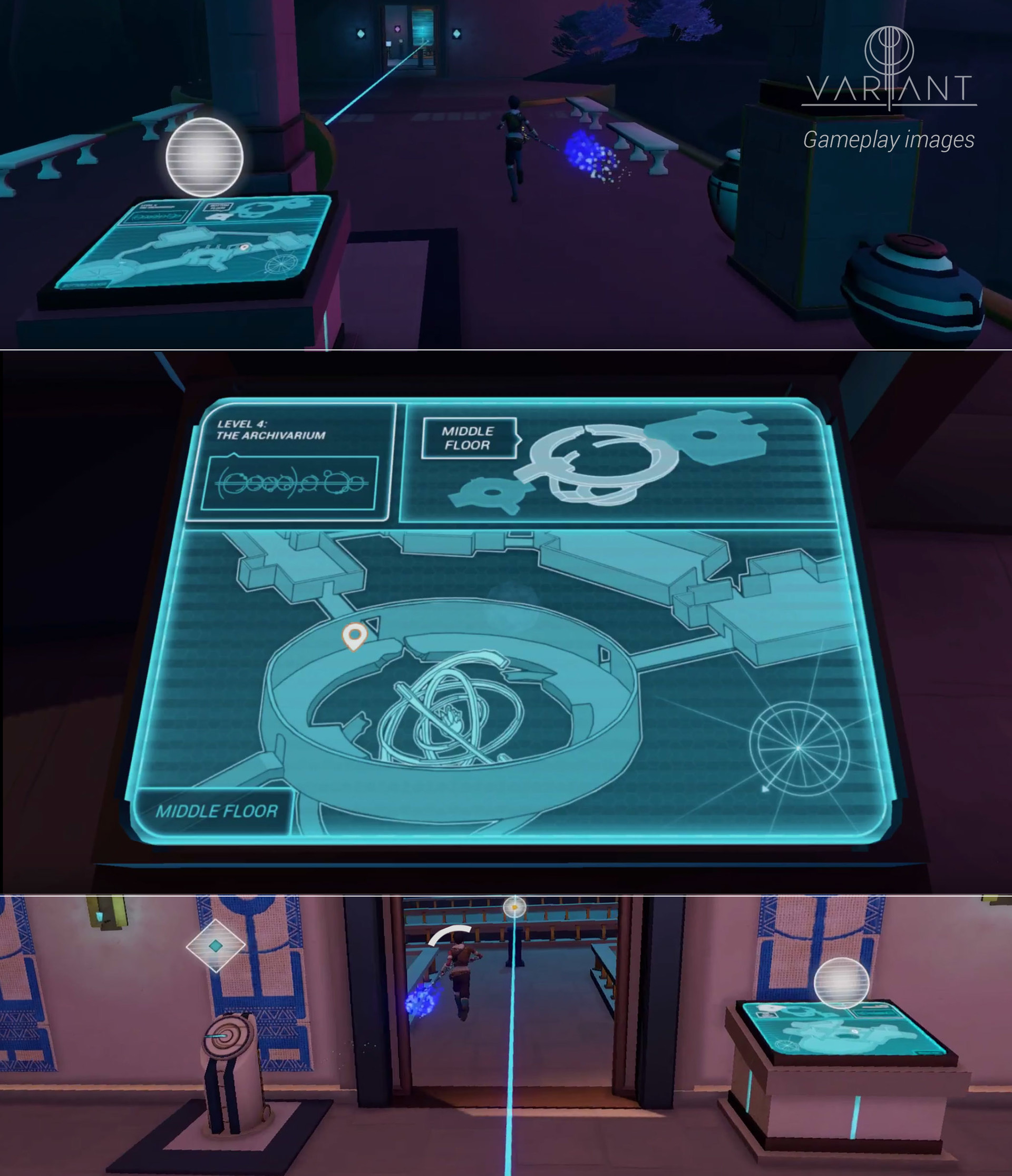Emily Vincent Portfolio Level Map Screens