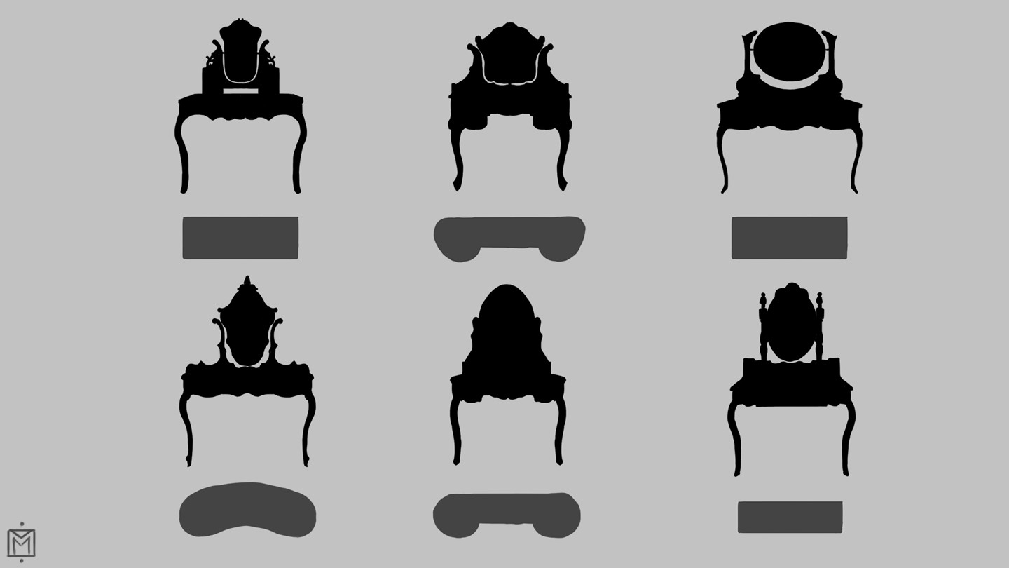 dressing tables forms