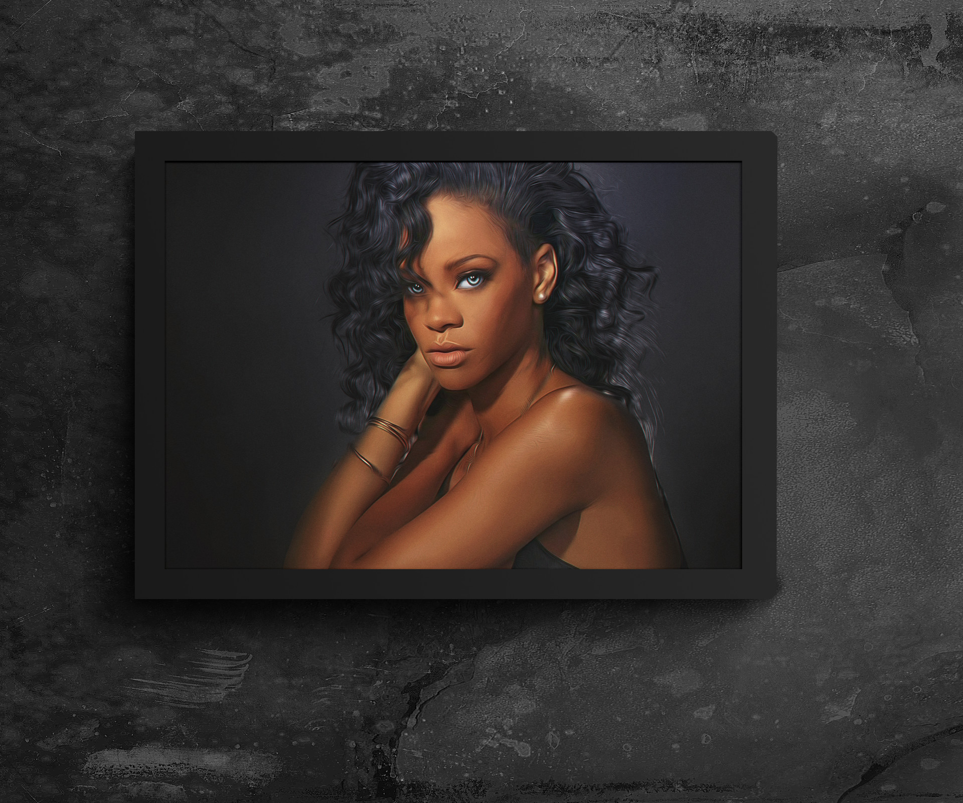 Artstation Rihanna Portrait Art Andrej Art