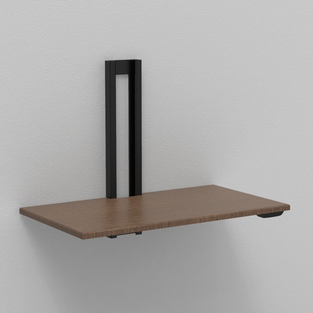 Mounted standing shop desk