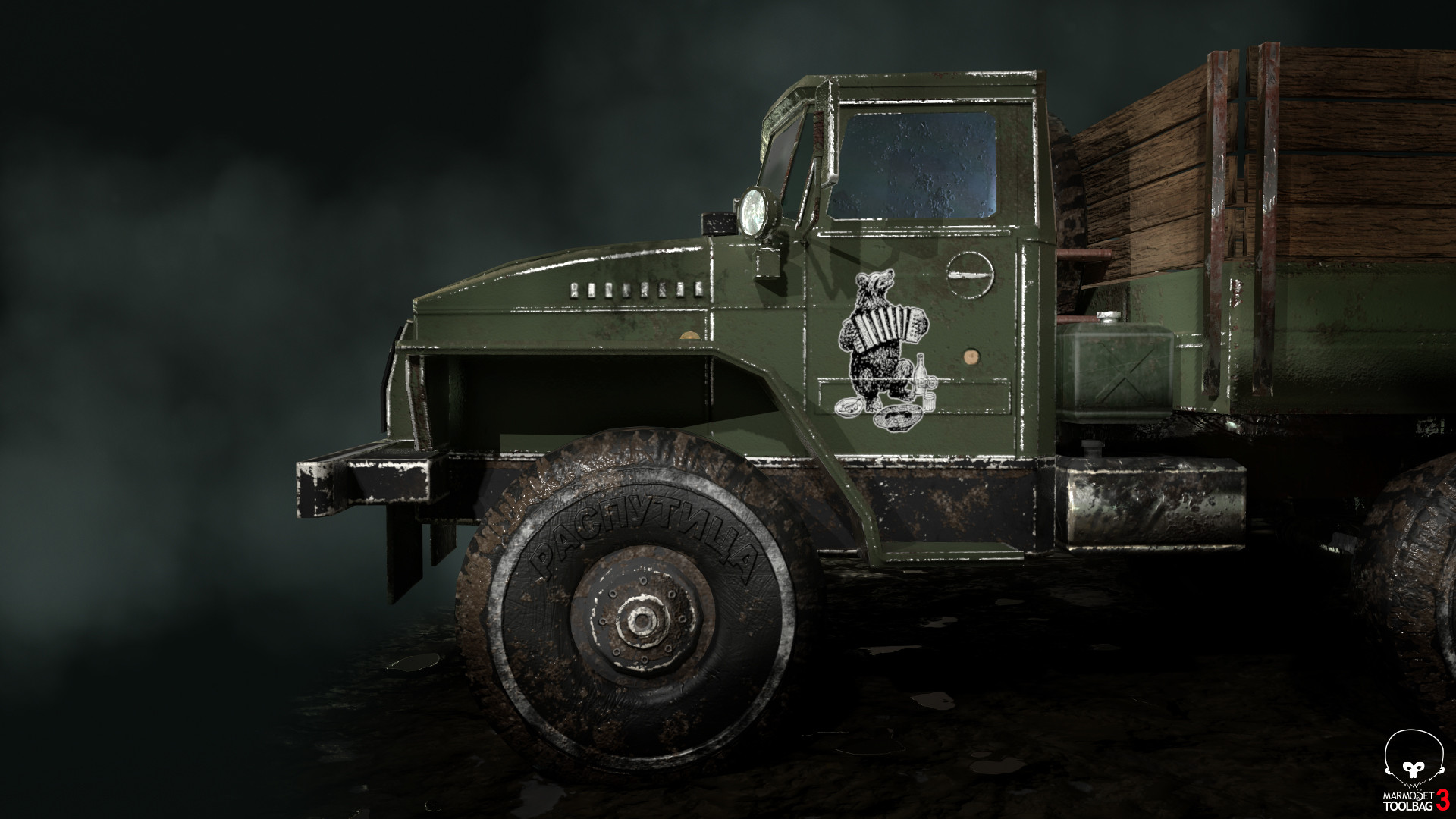 Max Candia Russian Truck on Rasputitsa