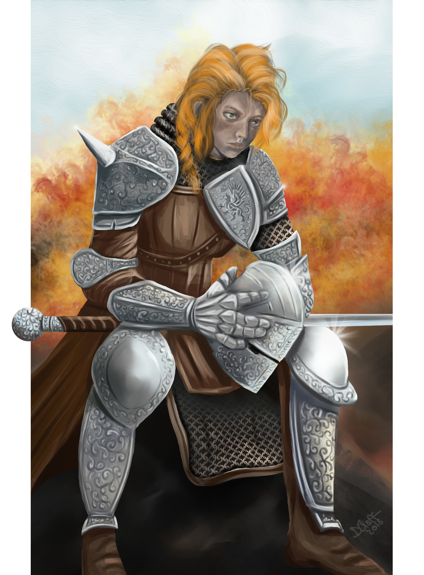 ArtStation Female Knight Study