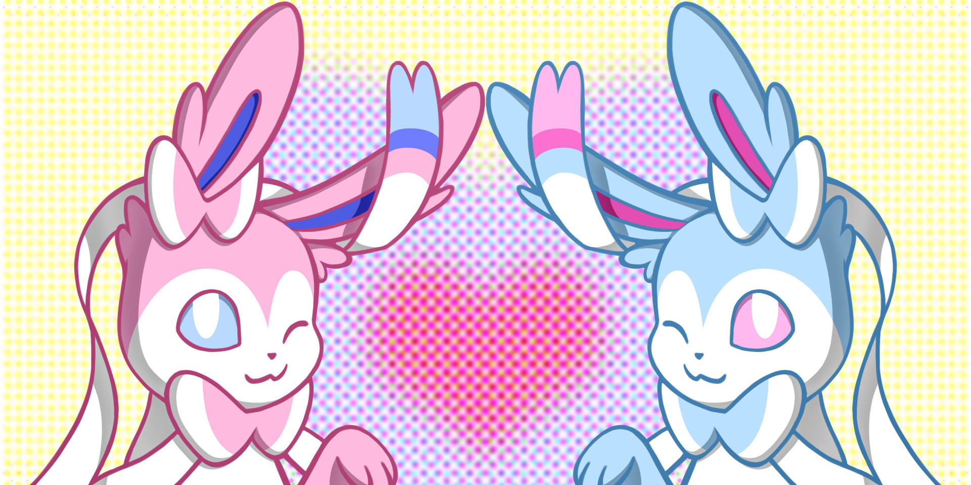 Artstation Sylveon X Shiny Sylveon Nincat Art