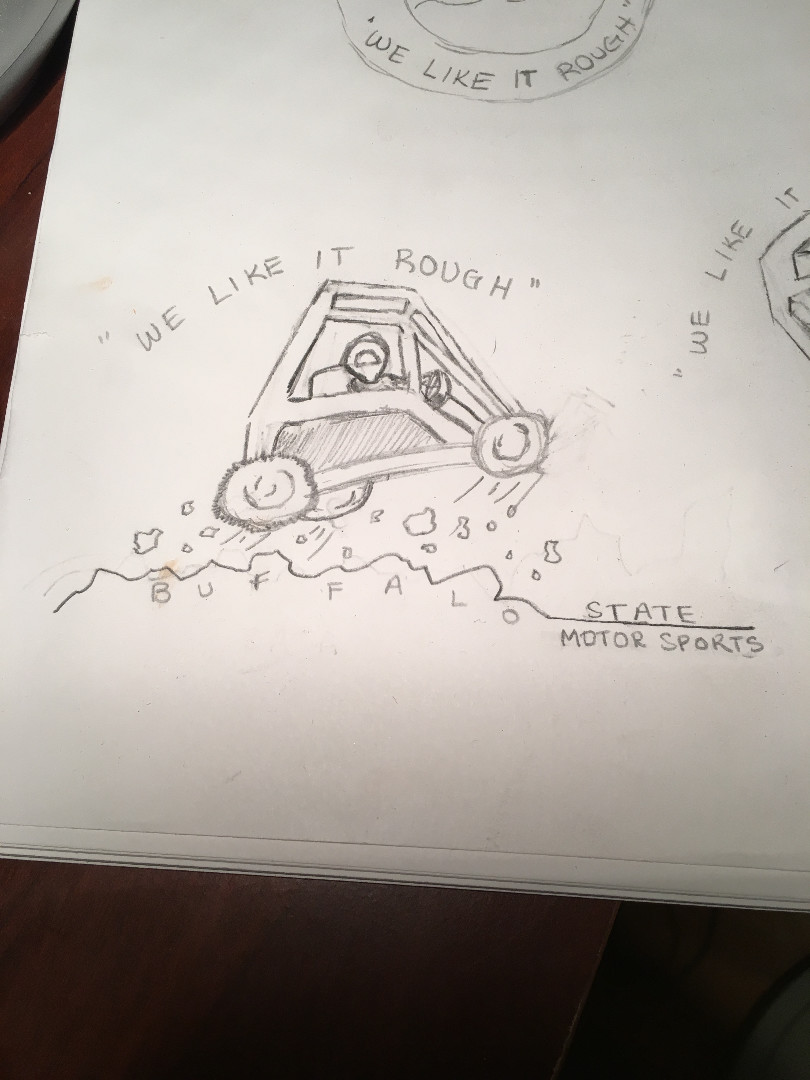 Vincent Czapla - 2018 Buffalo State SAE Baja Logo, image size:810x1080