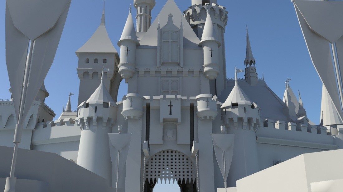 ArtStation - DisneyLand Paris Castle