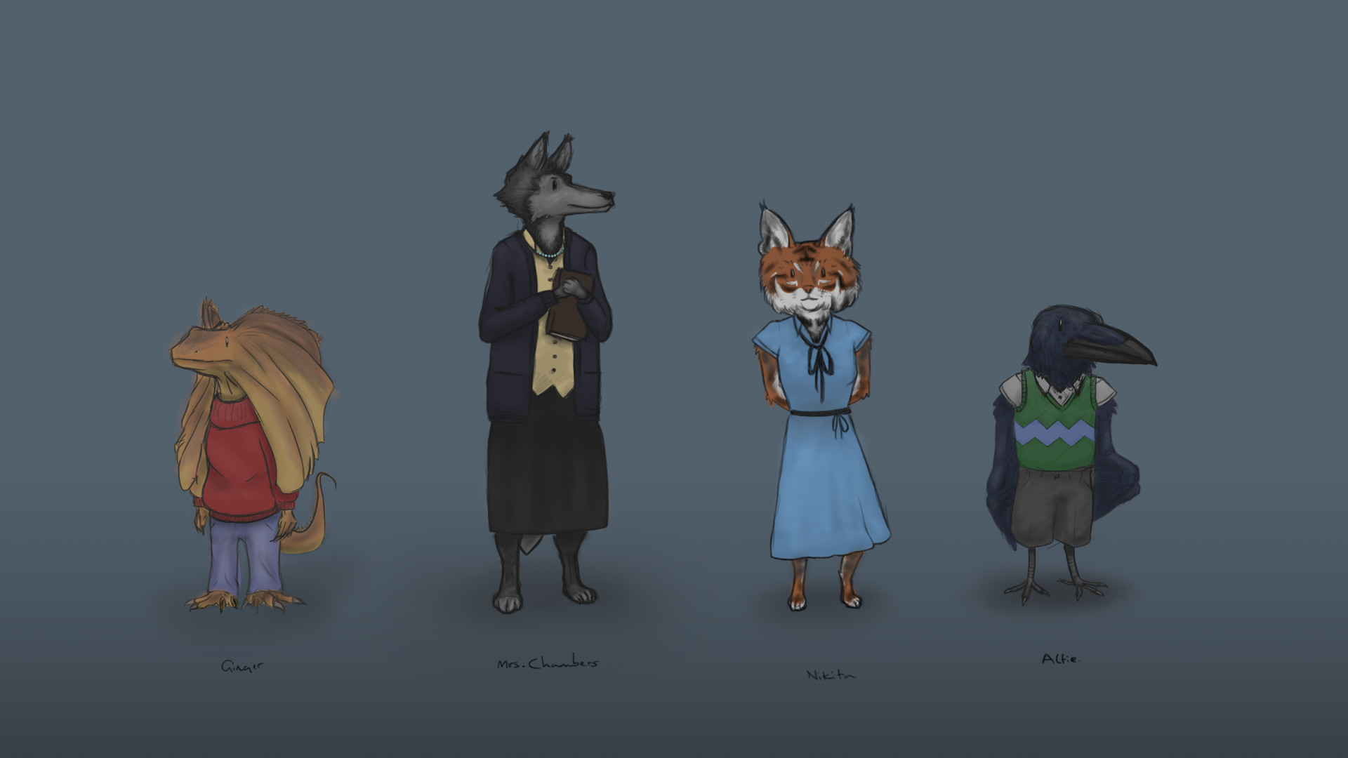 Artstation Animal Character Ideas Rowan Dunn
