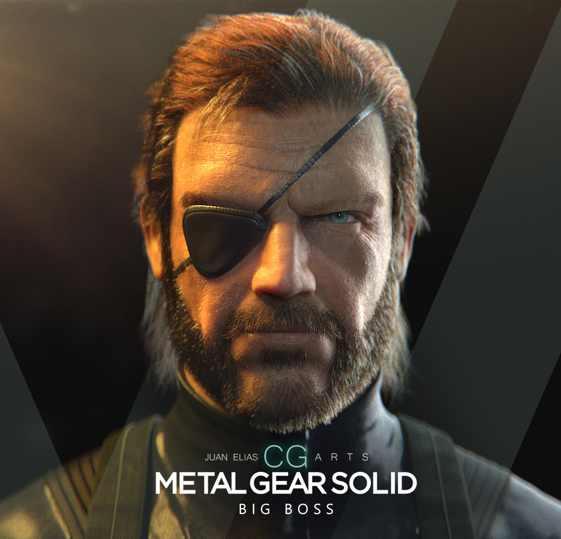 Artstation Metal Gear Bigg Boss Snake Juan Elias