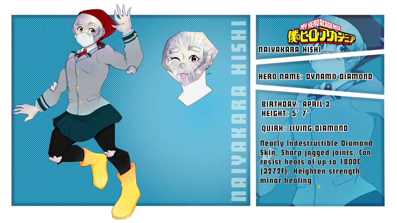 Aubrey Joseph Boku No Hero Academia My Hero Academia Oc Naiyakara Hishi Select how many characters you want and hit the green button to generate random my hero academia characters. my hero academia oc naiyakara hishi
