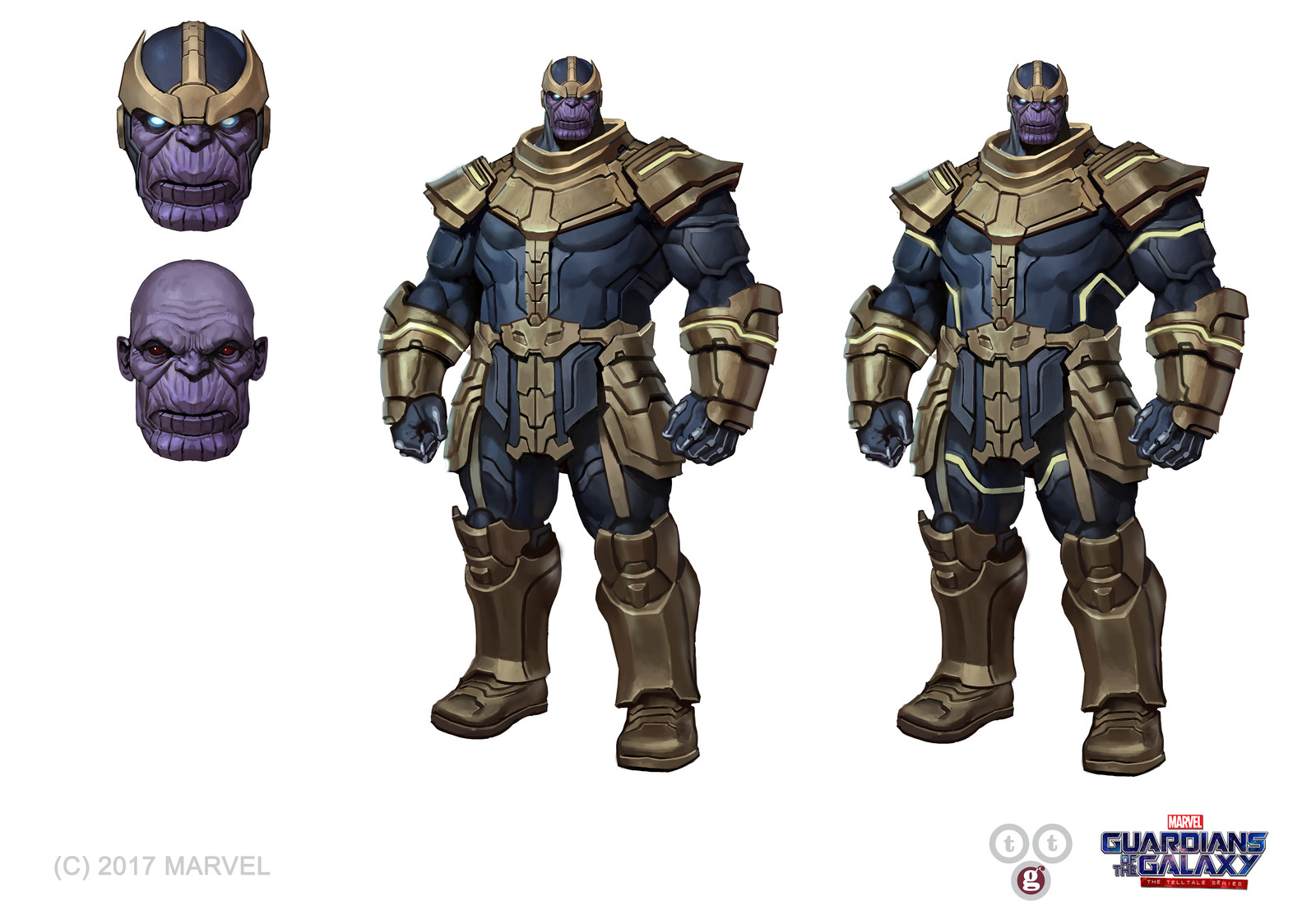 Matias Tapia TellTale Guardians of the Galaxy Concepts Thanos