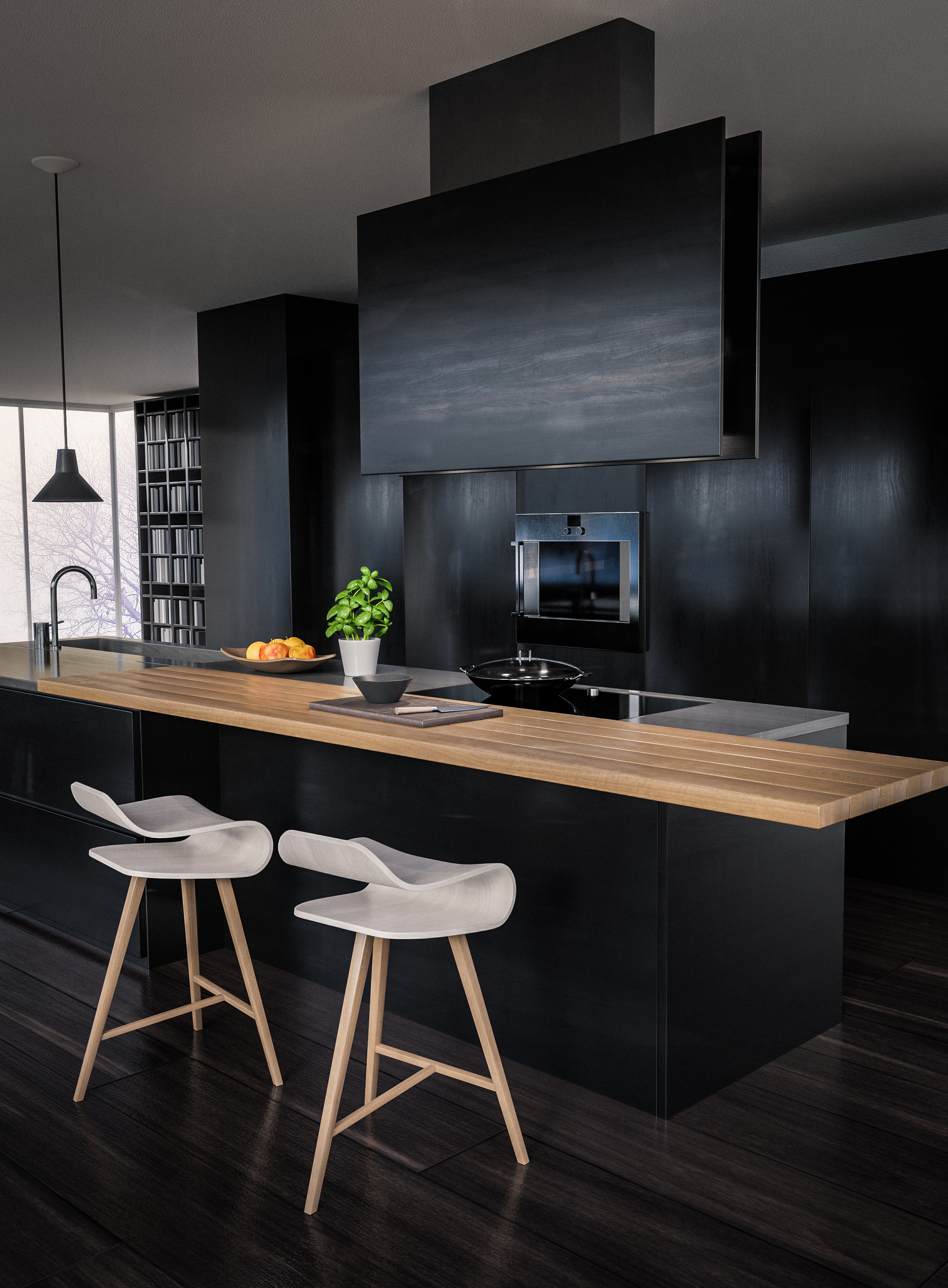 Artstation Black Nordic Kitchen Jonne Suikkanen