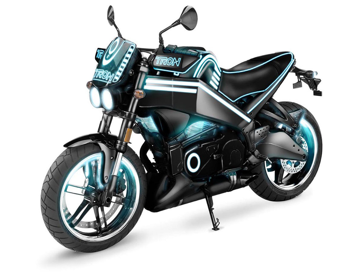 Bike Customization for a Tron promotional action 