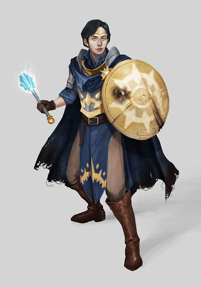 Edwin the human cleric