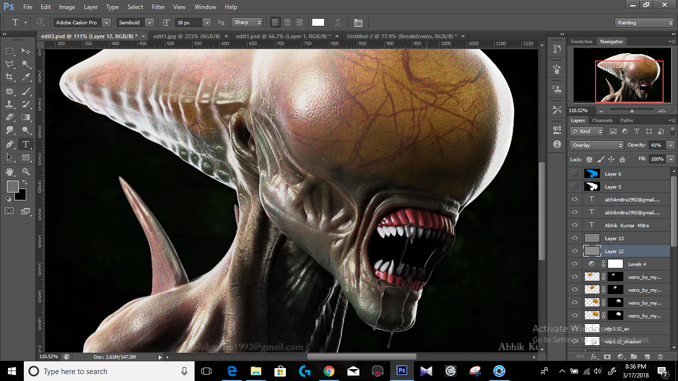 alien xenomorph neomorph hybrid concept
