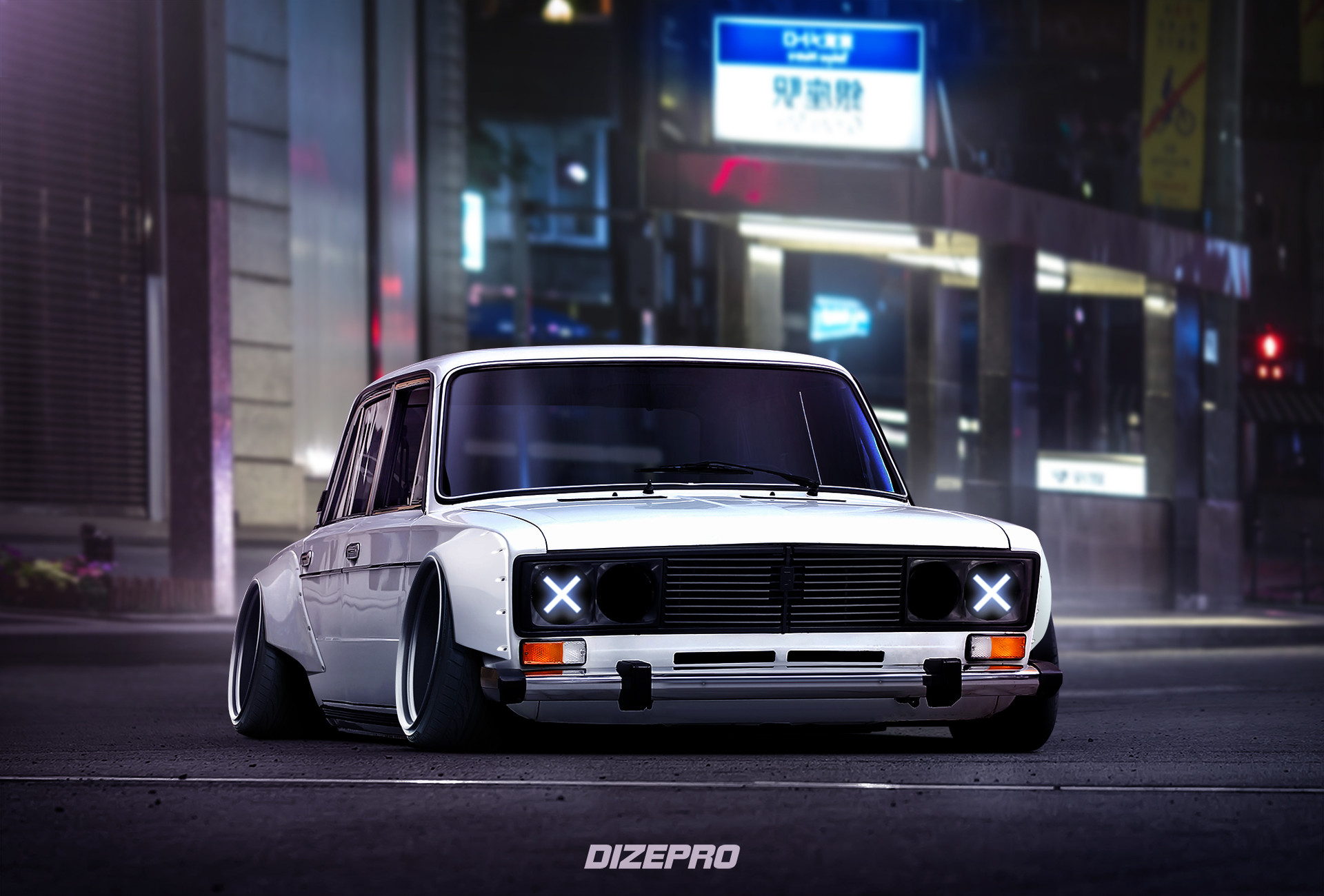 Лада 2105 stance