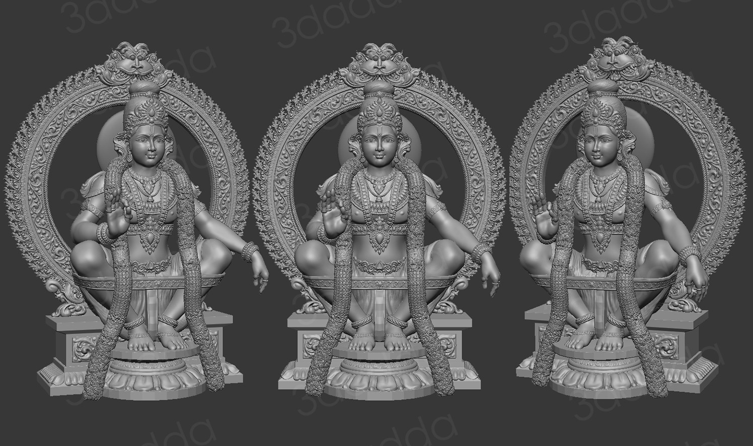 Artstation Ayyapa Swami 3d Model For 3d Printing Vicky Kapure