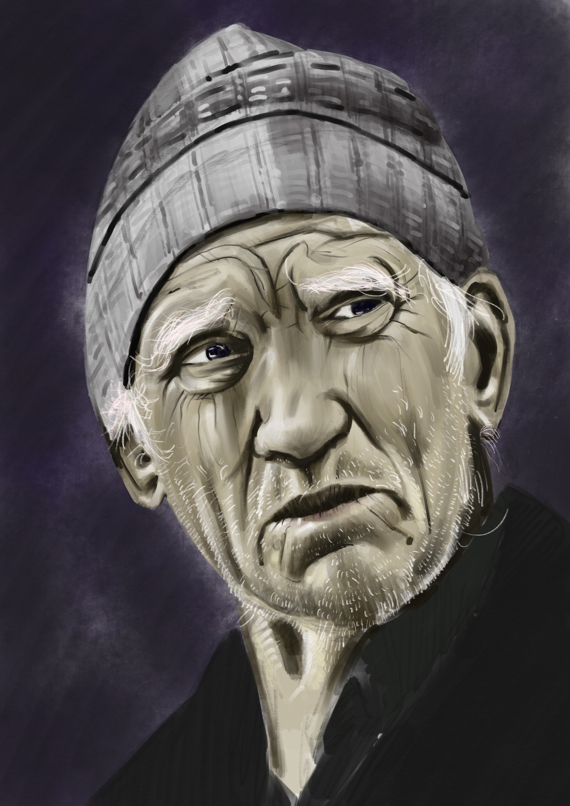Chris Taylor Painting Of An Interesting Face