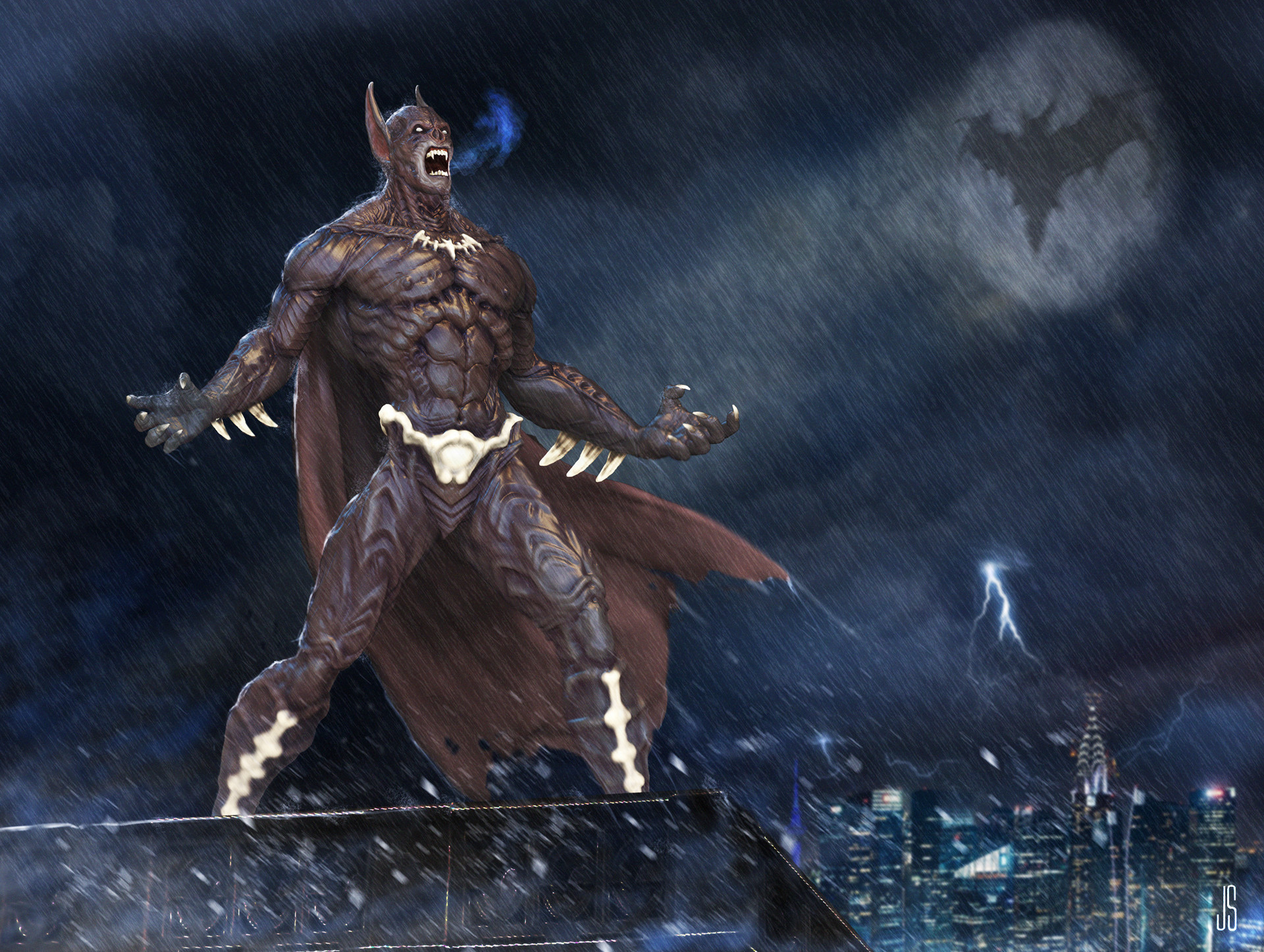 Jose Soto Batman The Prince of darkness Organic suit