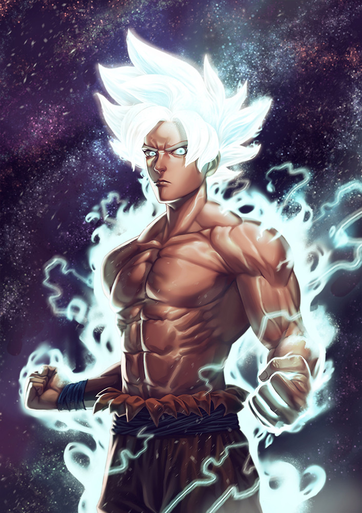 ArtStation - Goku mastered ultra instinct