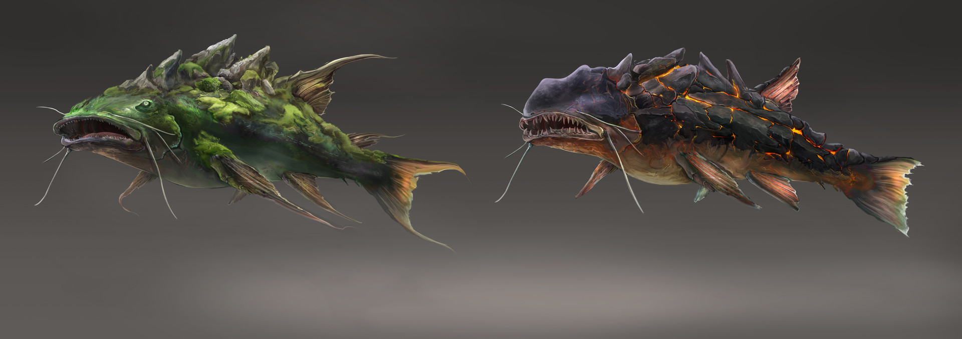 ArtStation Creature Design Mutated Catfish