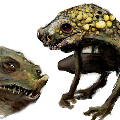 Piotr chrzanowski horror frog concepts