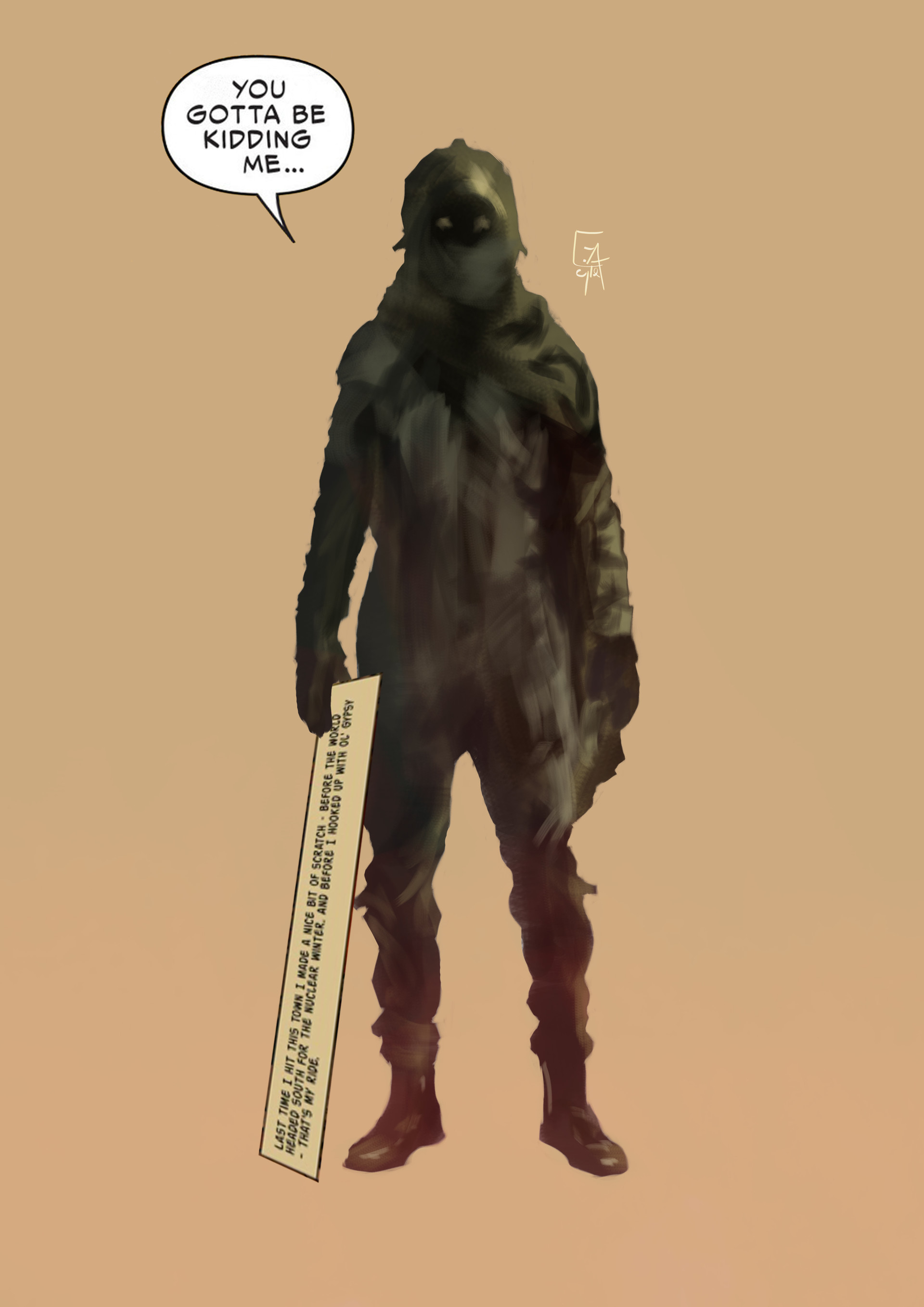 Artstation Post Apocalyptic Scratcher Eglė Petronytė