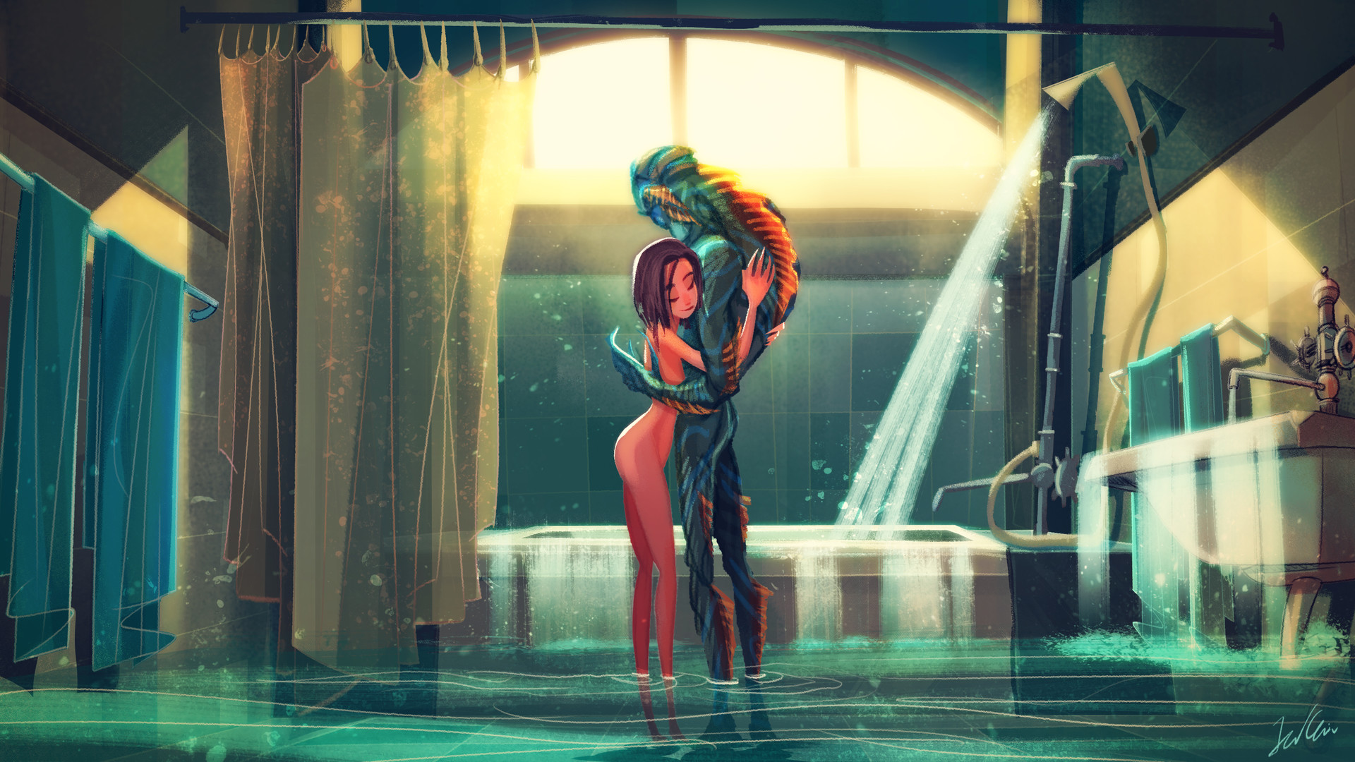 Artstation The Shape Of Water Jun Chiu