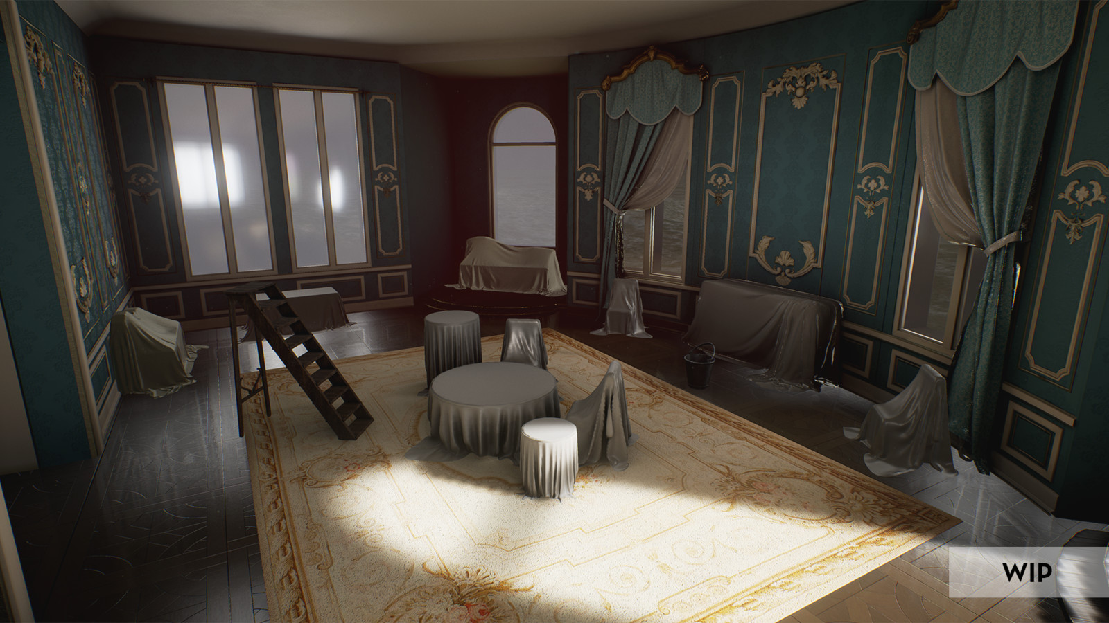 Rococo Sitting Room -WIP
