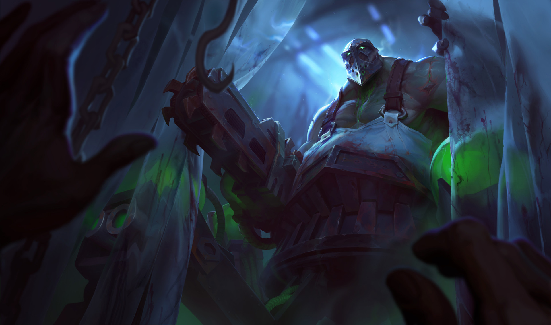 Artstation Butcher Urgot Splash Art Viktor Titov
