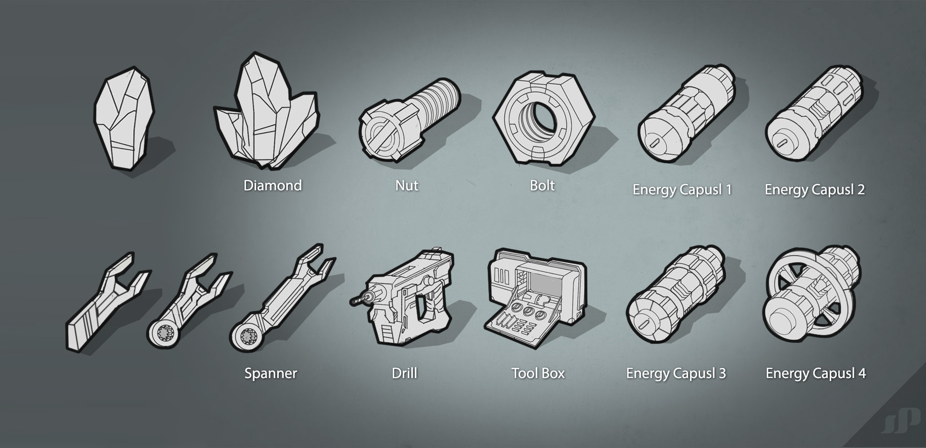 Artstation Punchev Dot Com Game Ui Icons Studio Punchev