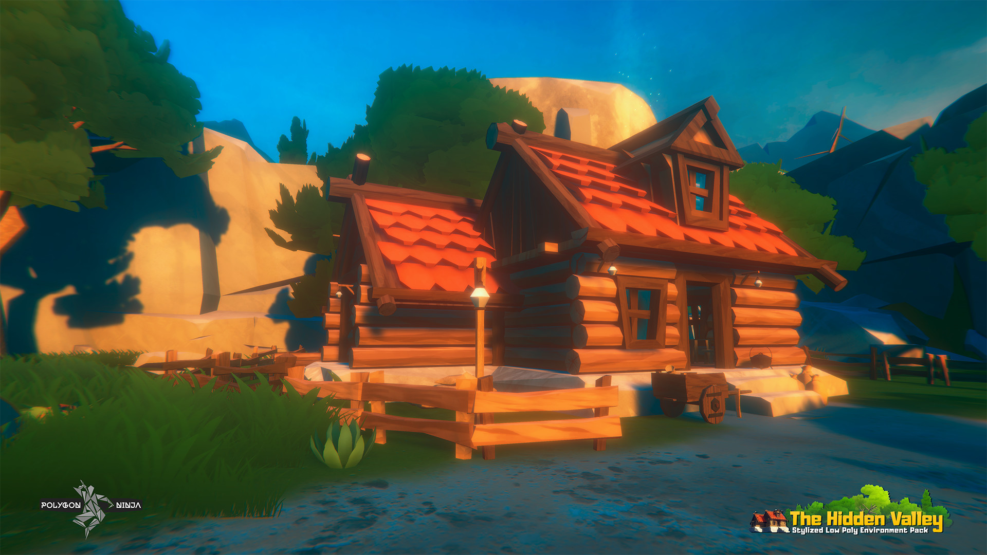 Madalin Croitoru The Hidden Valley Stylized Low Poly