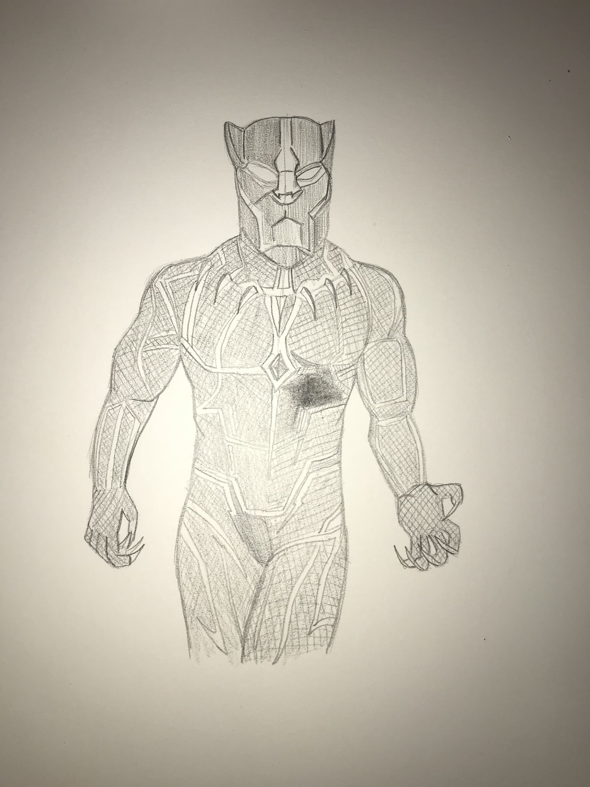 Ej Drake Black Panther Sketch