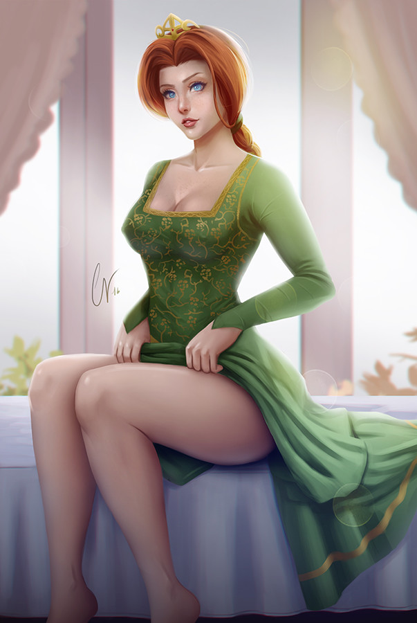 Artstation Princess Fiona Carlos Vasseur