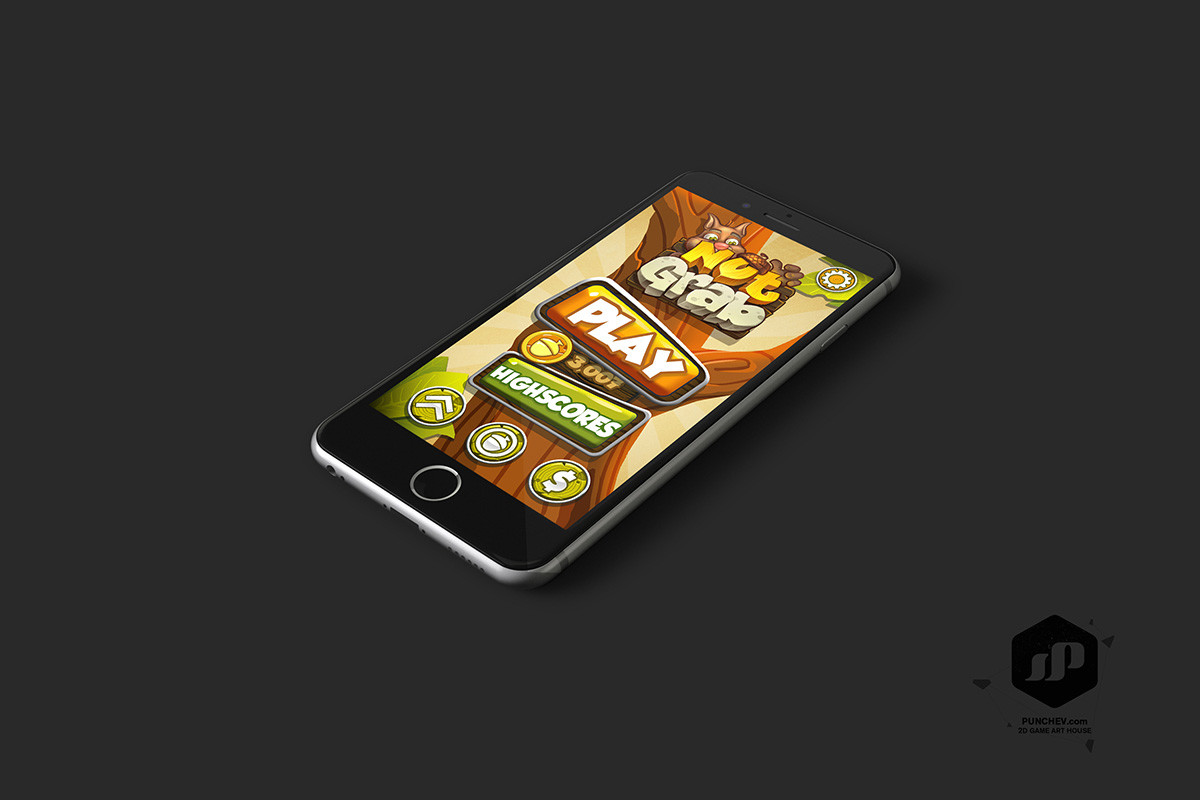 Artstation Mobile Game Ui Nutgrab Studio Punchev