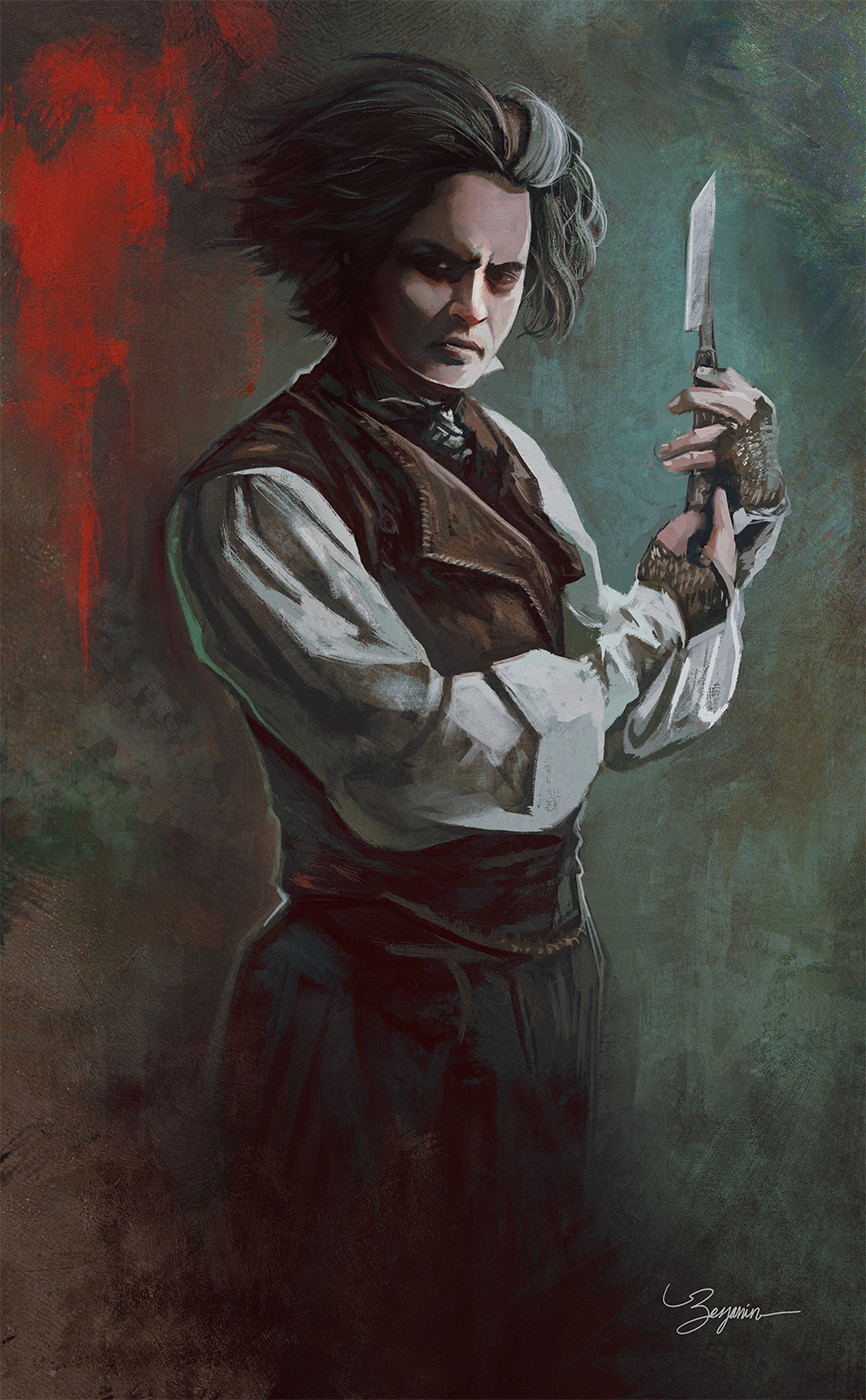 Artstation Sweeney Todd Benjamin Goutte