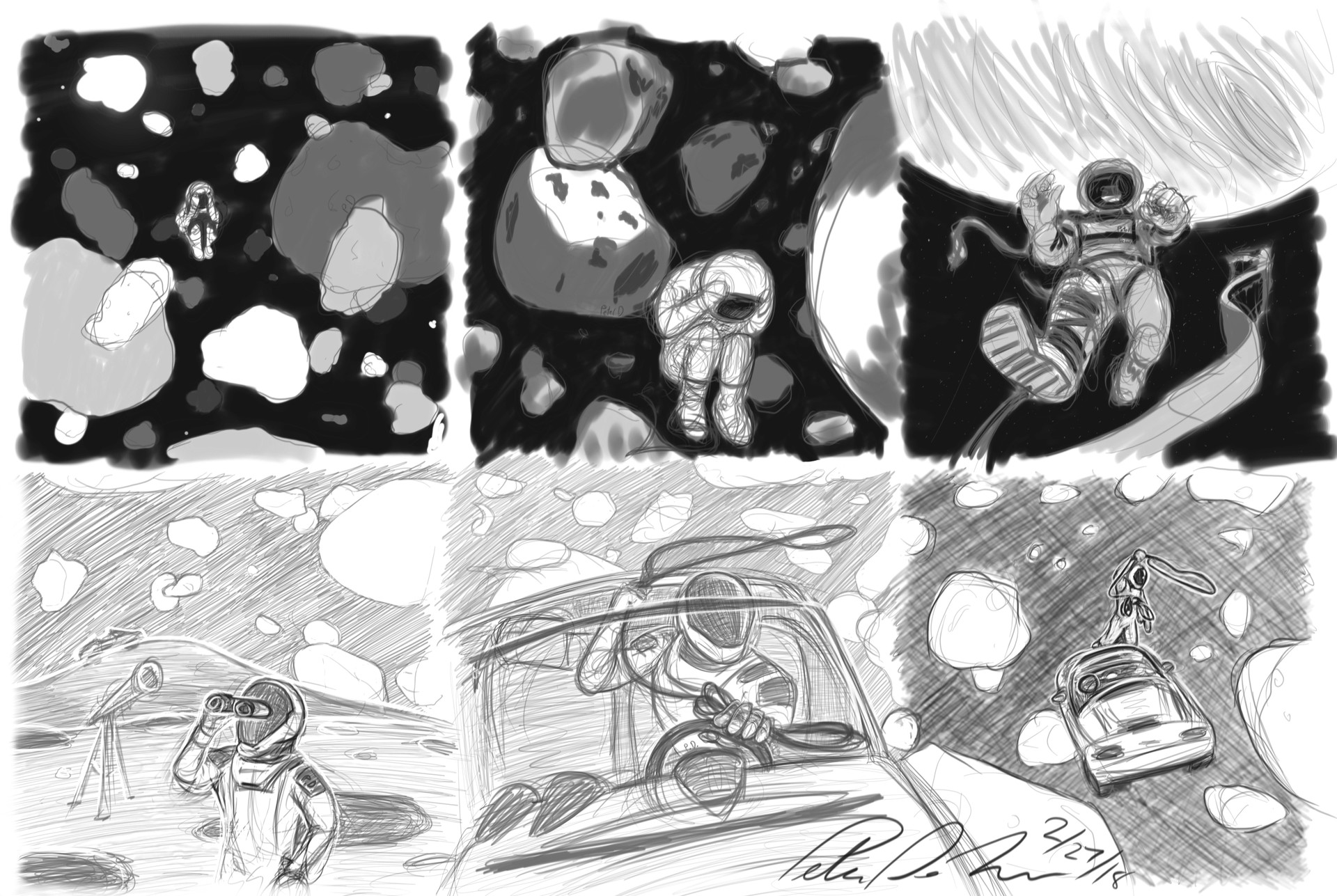 Artstation Thumbnails Sketches And Daily Doodles Peter Deluce