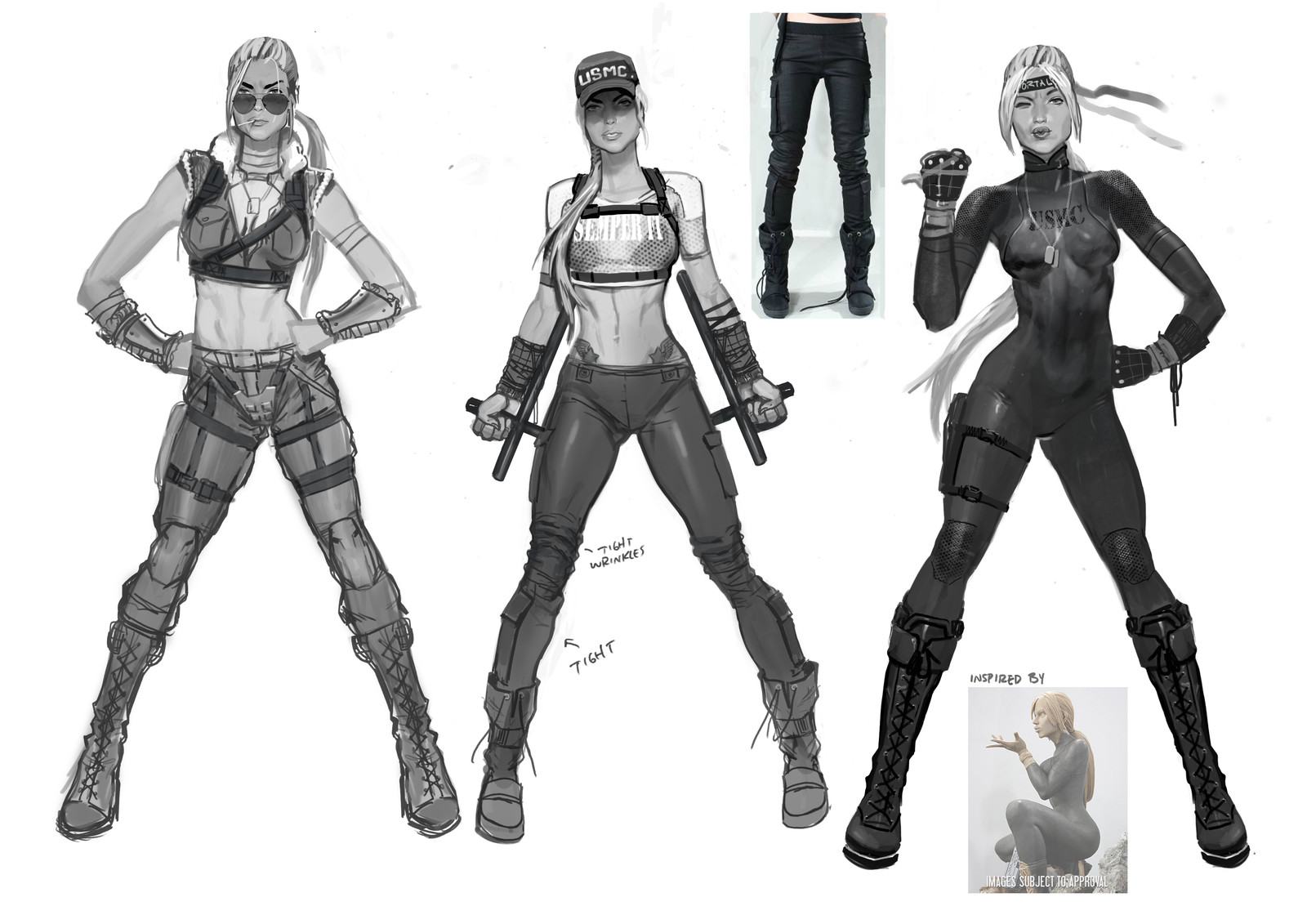 Early Sketches of Cassi Cage